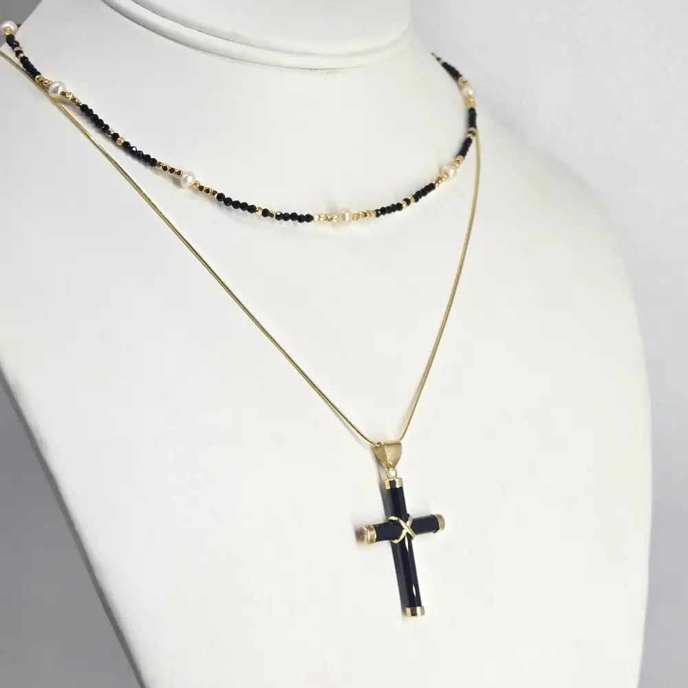 ?BLack & Mild’ Necklace - Black Spinel Pearl - Key West Local Luxe