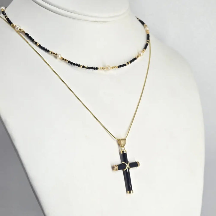 ?BLack & Mild’ Necklace - Black Spinel Pearl - Key West Local Luxe