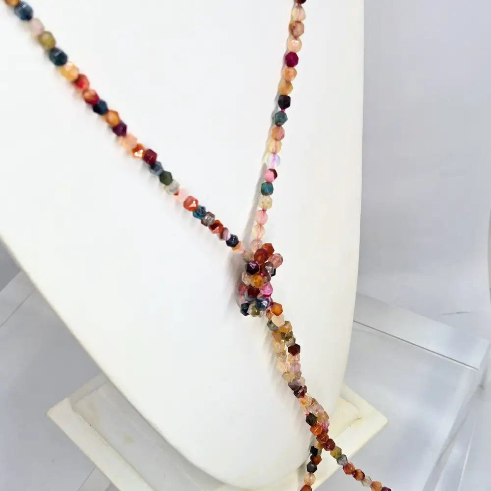 ?BLossoming’ 60’’ Necklace - Agate (enhancer Clip)