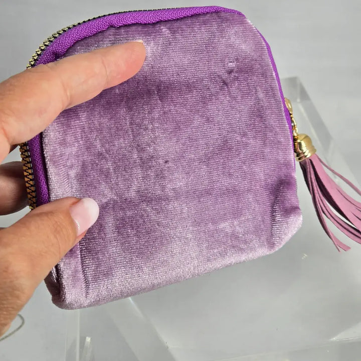 Bold Velvet Jewelry Pouch