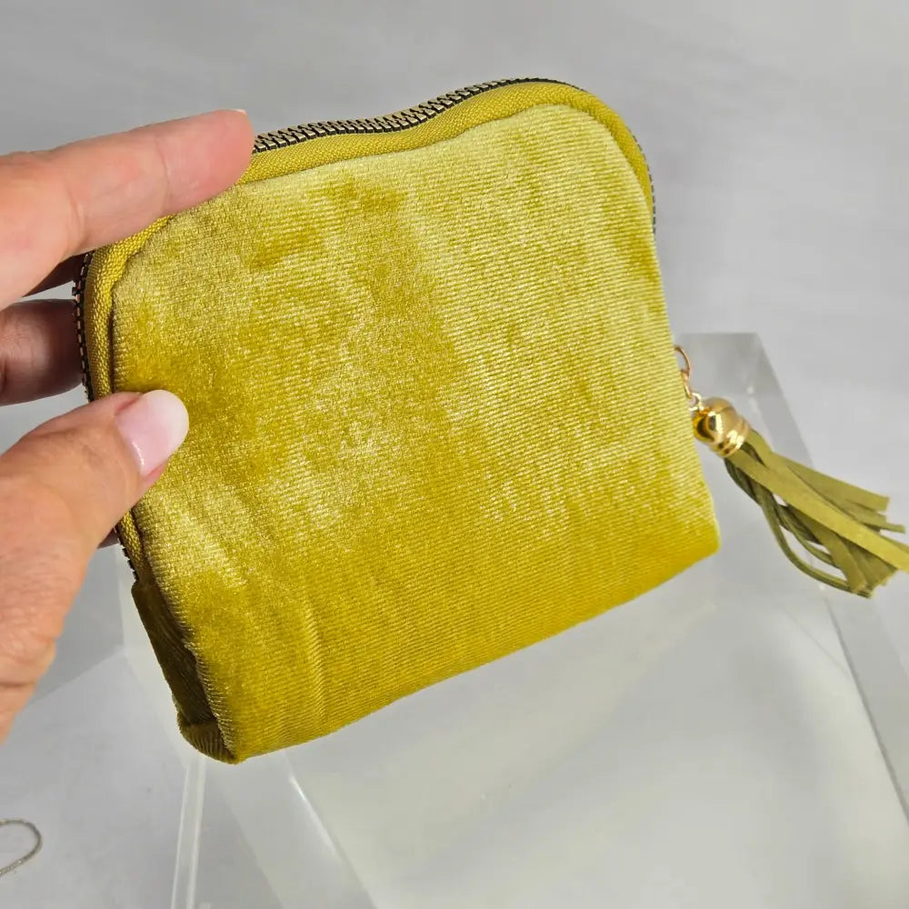 Bold Velvet Jewelry Pouch