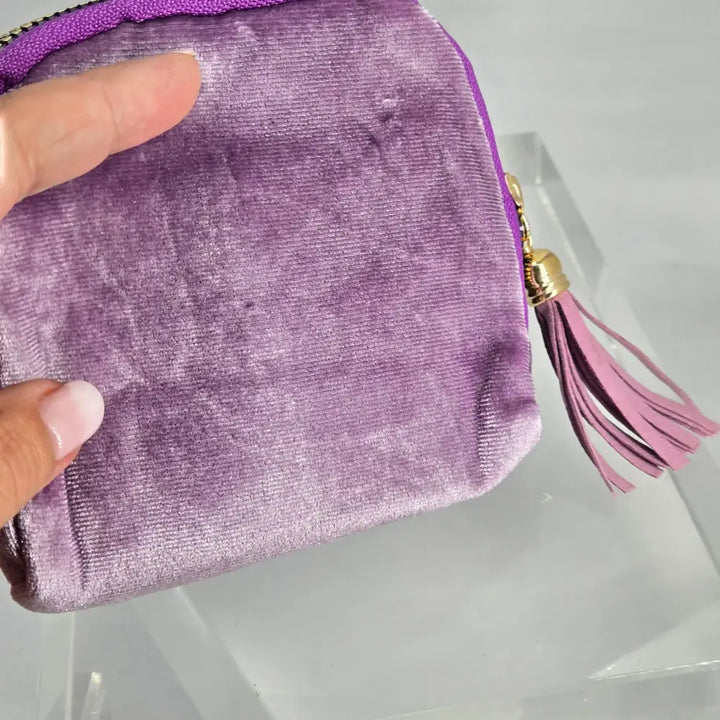 Bold Velvet Jewelry Pouch