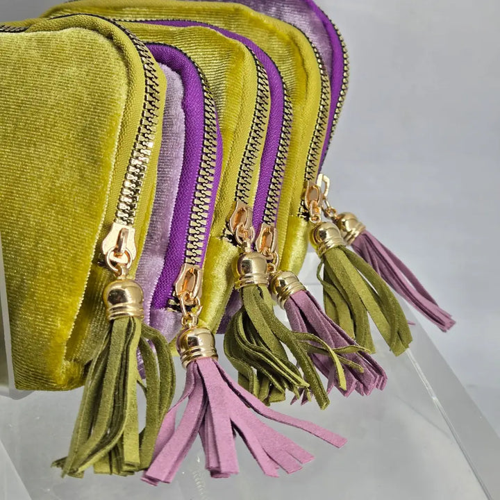 Bold Velvet Jewelry Pouch