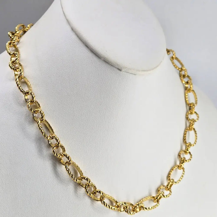 ?BRassy B’ 24’’ Chain - Gold Plated Brass - Necklace