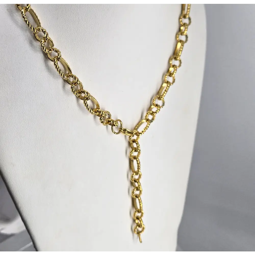 ?BRassy B’ 24’’ Chain - Gold Plated Brass - Necklace