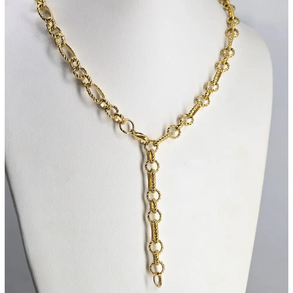 ?BRassy B’ 24’’ Chain - Gold Plated Brass - Necklace