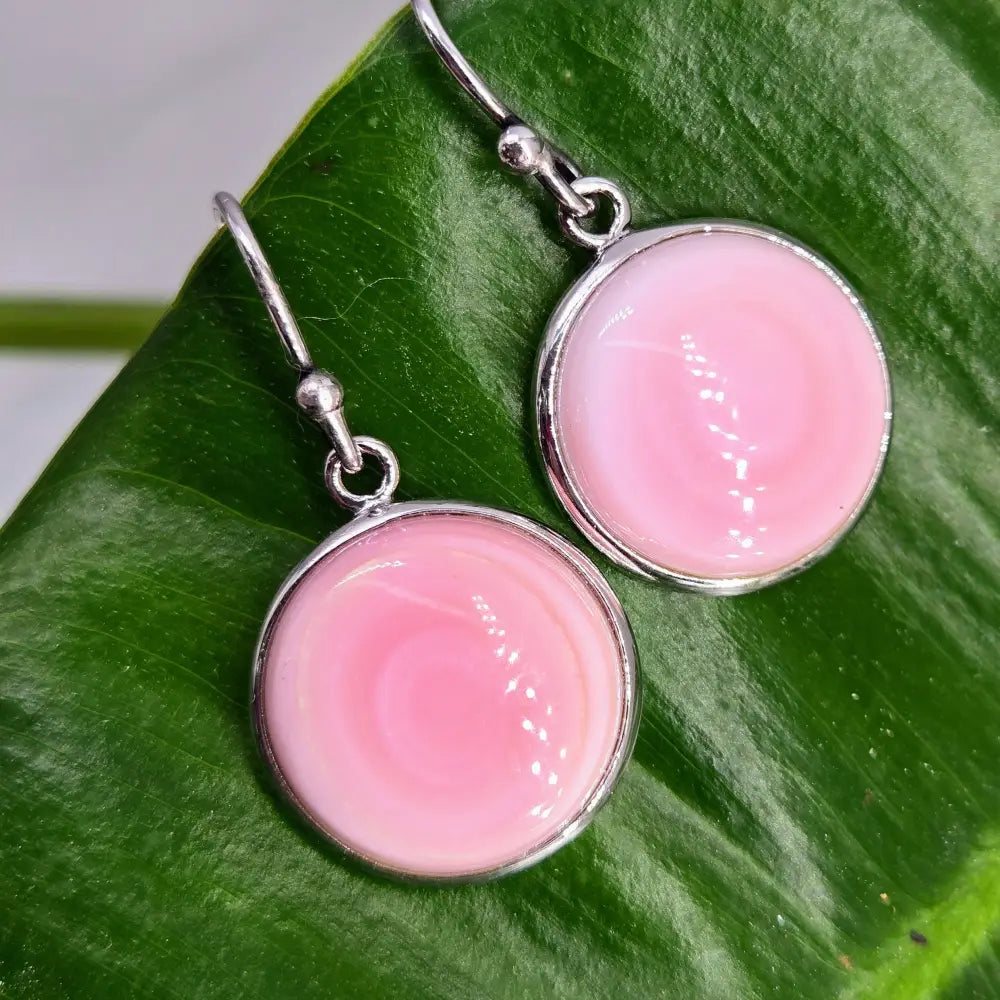 ?BUbblegum Queen’ 1.25’’ Earrings - Queen Conch Shell Anti-tarnish Sterling
