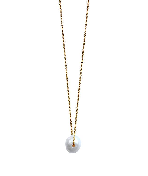 Sliding Pearl Necklace – view 2