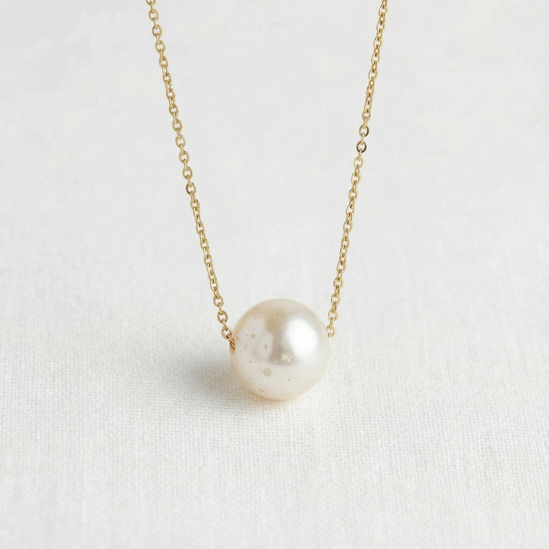 Sliding Pearl Necklace | Key West Local Luxe