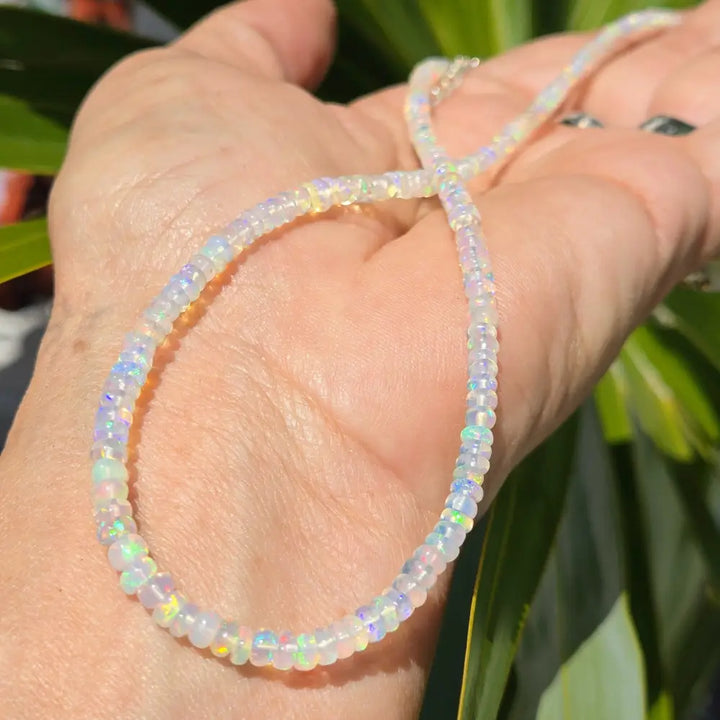 ?CAndy Necklace #16’’ 16’’ - 18’’ - Opal Sterling Findings