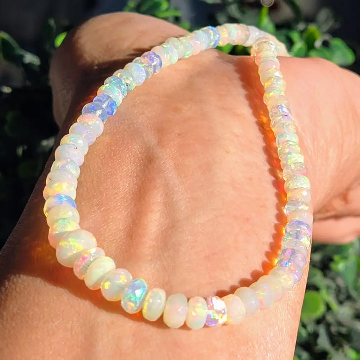 ?CAndy Necklace #26’’ 18’’ - 20’’ - Welo Opal Sterling Findings