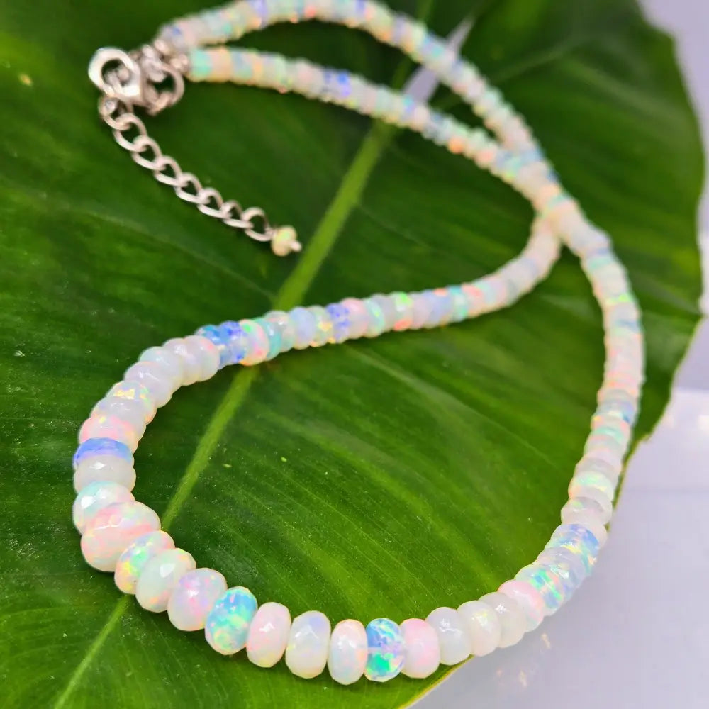 ?CAndy Necklace #26’’ 18’’ - 20’’ - Welo Opal Sterling Findings