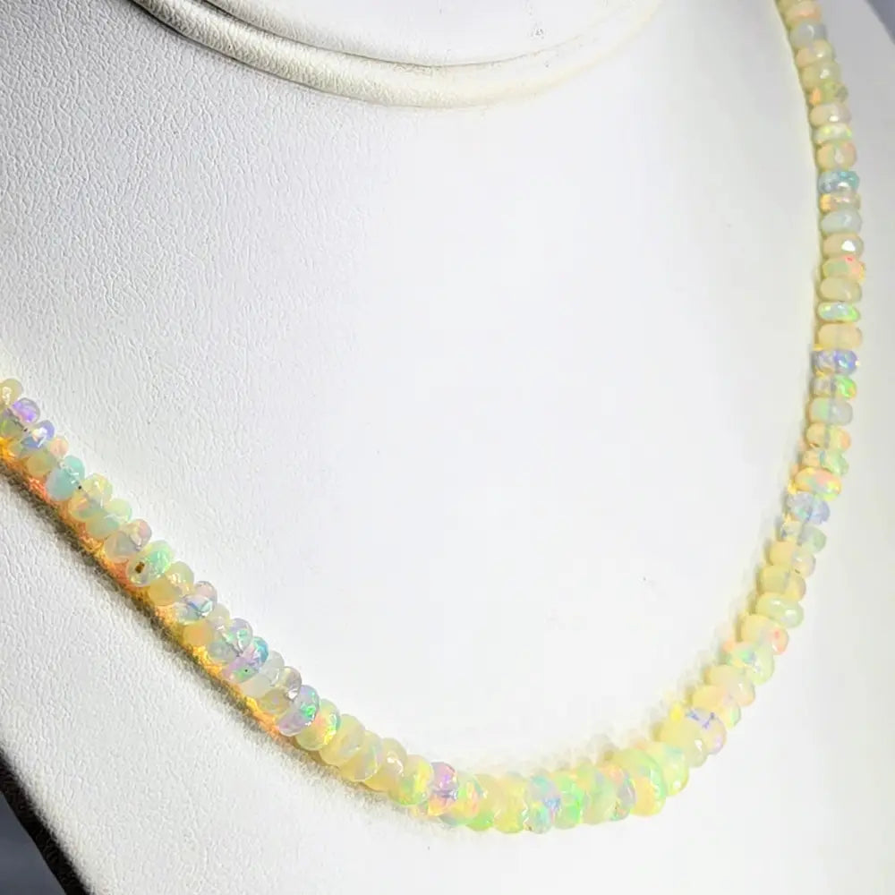 ?CAndy Necklace #26’’ 18’’ - 20’’ - Welo Opal Sterling Findings