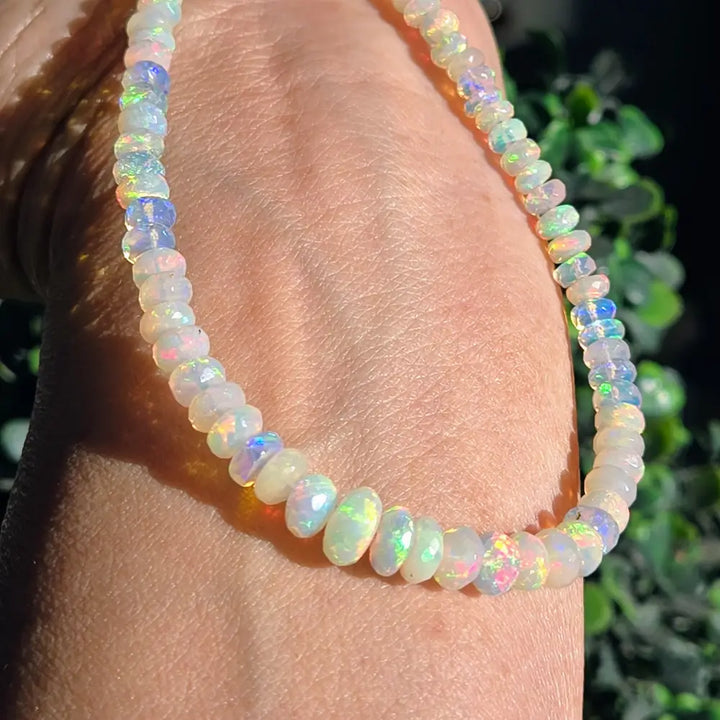 ?CAndy Necklace #26’’ 18’’ - 20’’ - Welo Opal Sterling Findings
