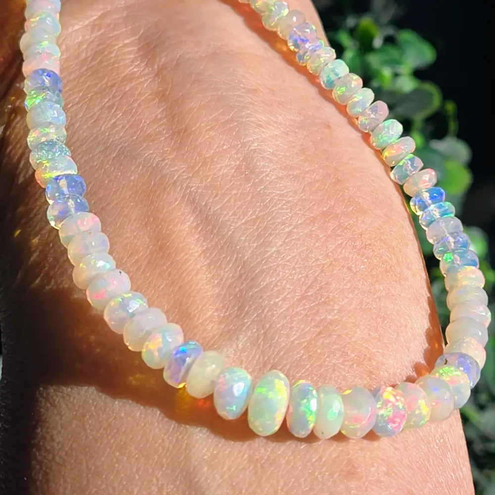 ?CAndy Necklace #26’’ 18’’ - 20’’ - Welo Opal Sterling Findings
