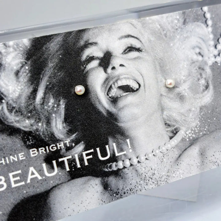 ?CLassic’ 2-3mm (tiny) Micro-stud Earrings - Pearls Sterling