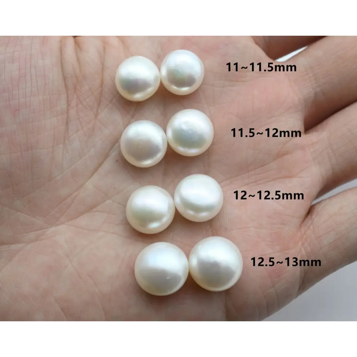 ?CLassic Pearl Studs’ (select your Size) Earrings - Pearls Sterling