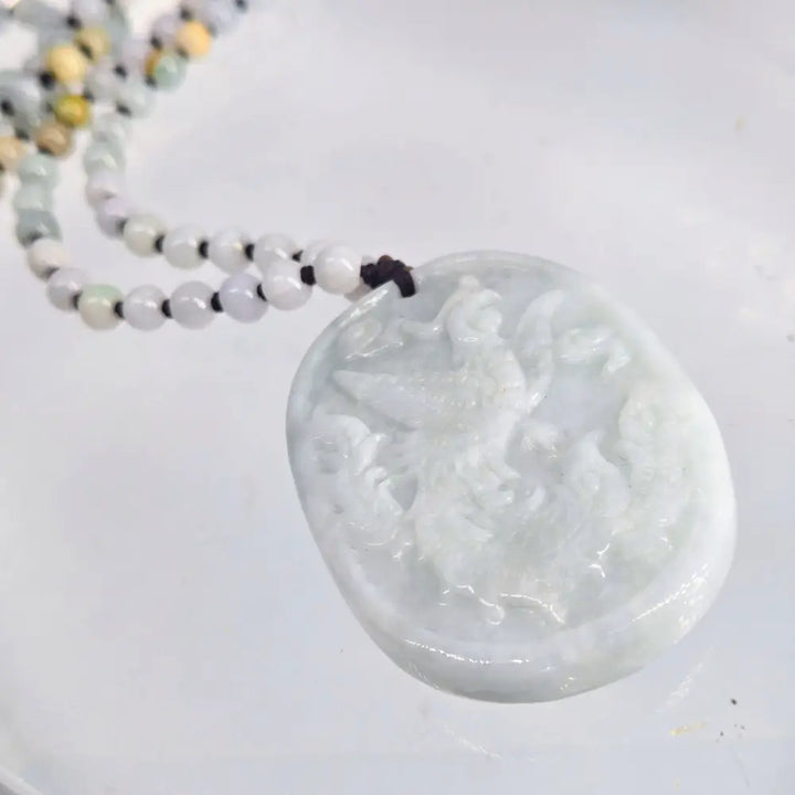 ?COck & Dragon’ Hand-carved Jade Pendant Necklace - Key West Local Luxe