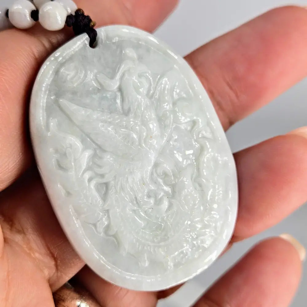 ?COck & Dragon’ Hand-carved Jade Pendant Necklace - Key West Local Luxe