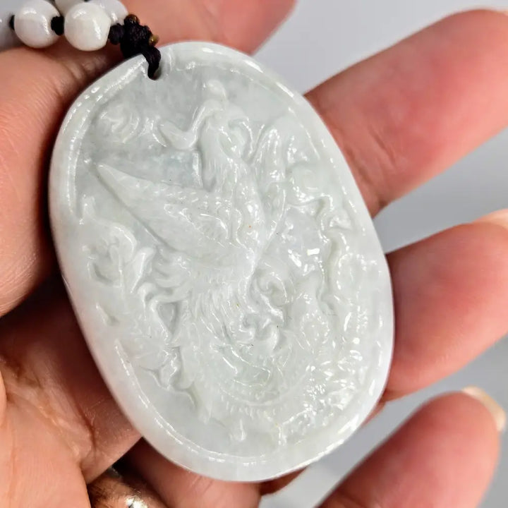 ?COck & Dragon’ Hand-carved Jade Pendant Necklace - Key West Local Luxe