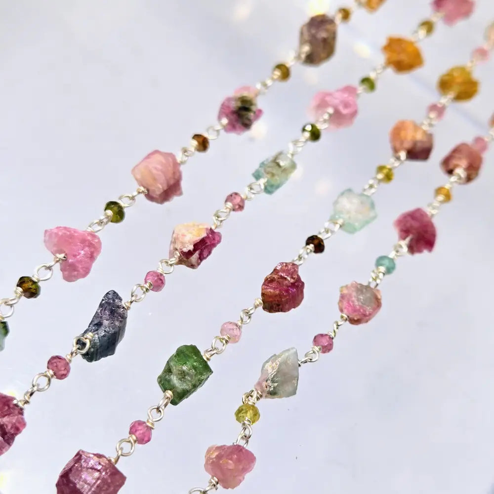 ?CRunch Berry Beauties!’ 7’’ - 8.5’’ Bracelet - Tourmaline Sterling