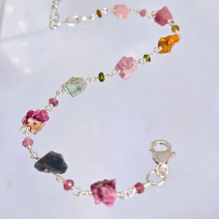?CRunch Berry Beauties!’ 7’’ - 8.5’’ Bracelet - Tourmaline Sterling