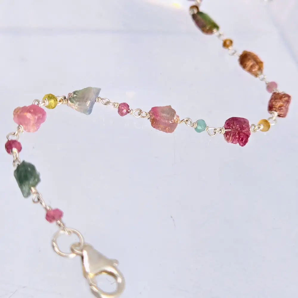 ?CRunch Berry Beauties!’ 7’’ - 8.5’’ Bracelet - Tourmaline Sterling