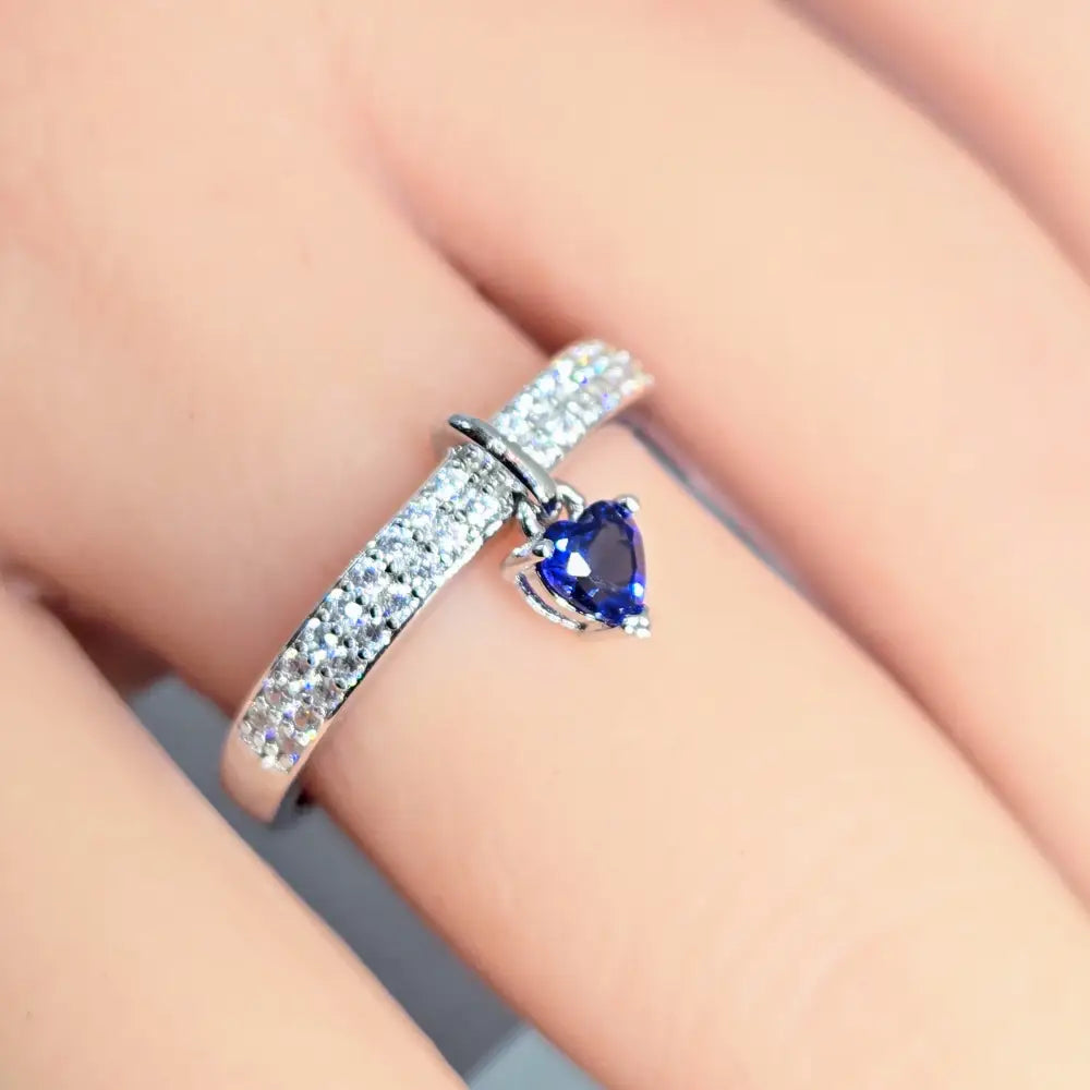 ?CUpid’s Spell’ Ring with Heart Dangle - Key West Local Luxe