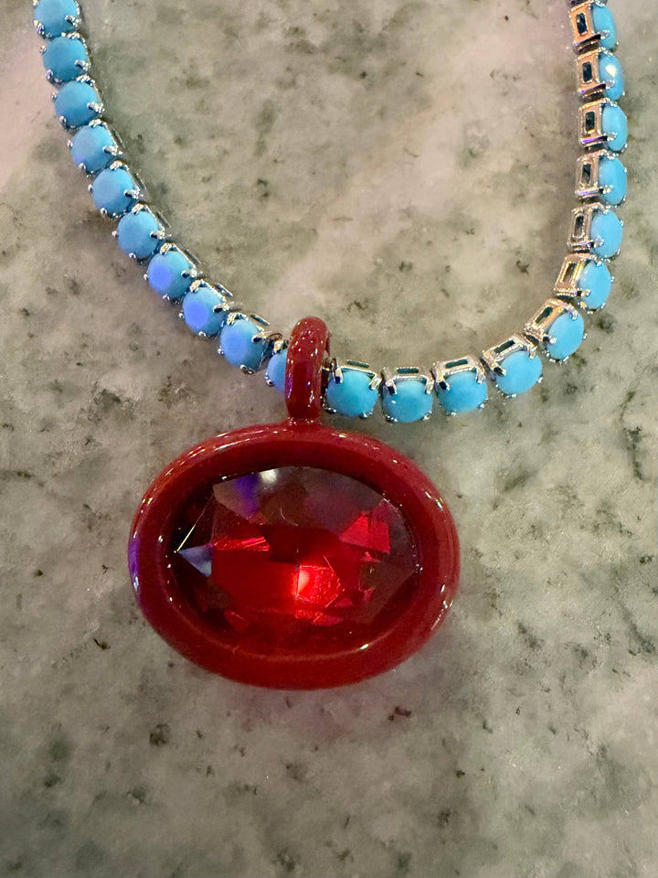 "Keysie-Pretties" Waterproof Crystal Jewel Necklace