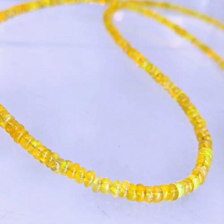 ?ELectrical Banana!’ 16’’ - 18’’ Necklace - Opal Sterling - Key West Local Luxe