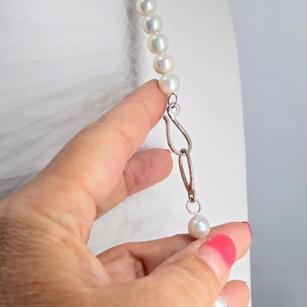 ?EXceptional!’ 28’’ Necklace - Pearls Sterling Clasp