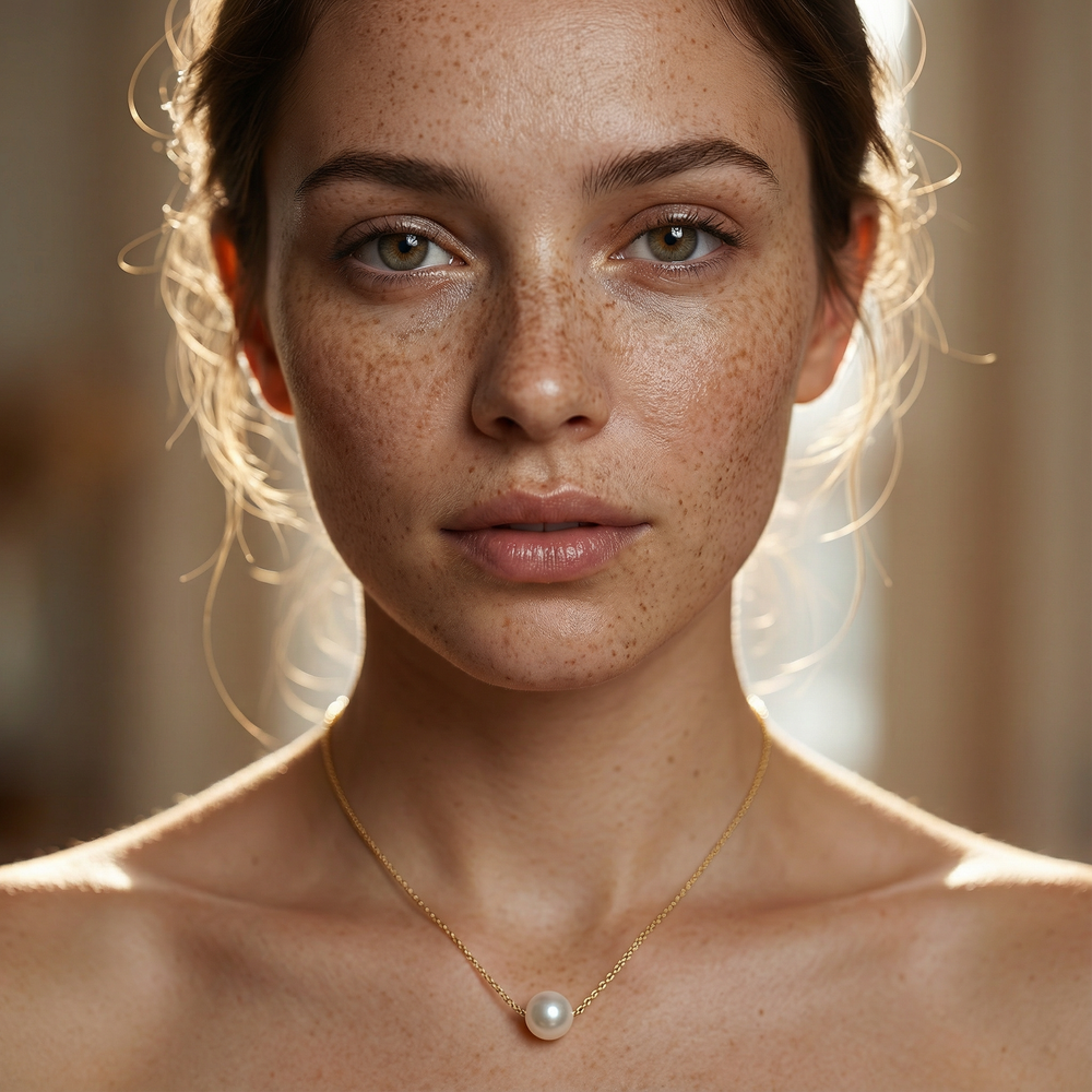 Sliding Pearl Necklace – view 4