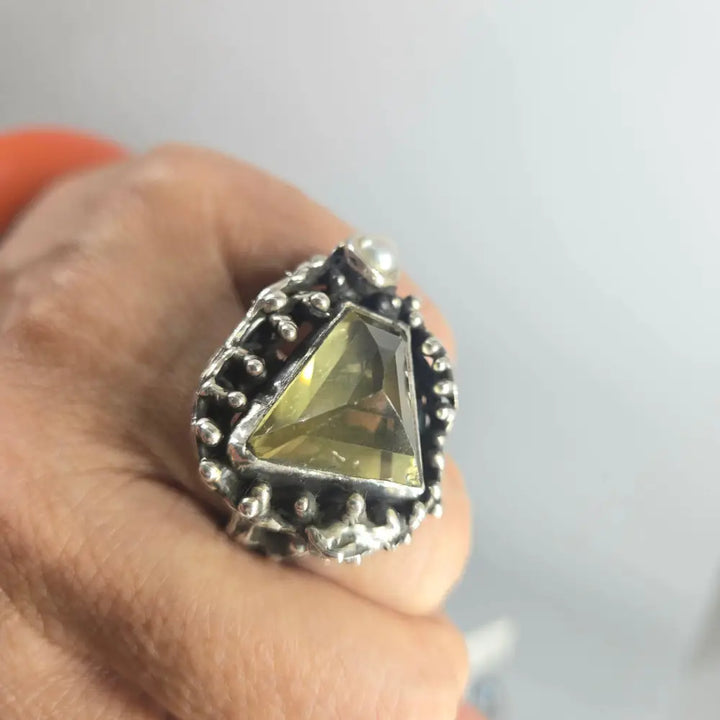 Fancy Lemon Crisp Ring - 7.25 - Rings