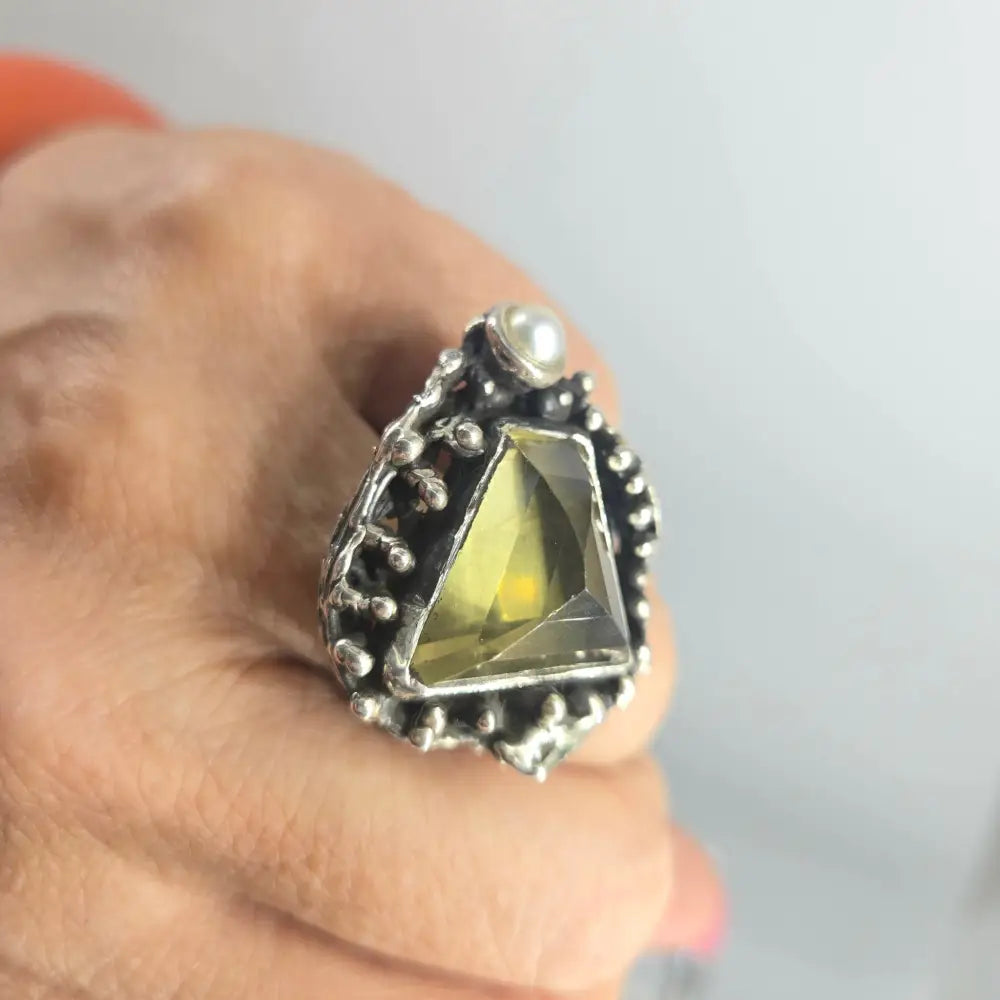 Fancy Lemon Crisp Ring - 7.25 - Rings