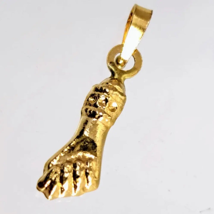 Outlet ?Girl Power!’ 1’’ Figa Pendant Charm - 14k Gold
