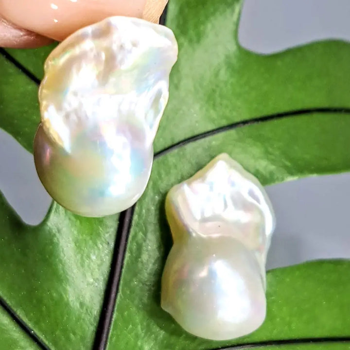 ?GOin’ for Baroque’ 1’’ Earrings - Baroque Pearl.925 Sterling Silver
