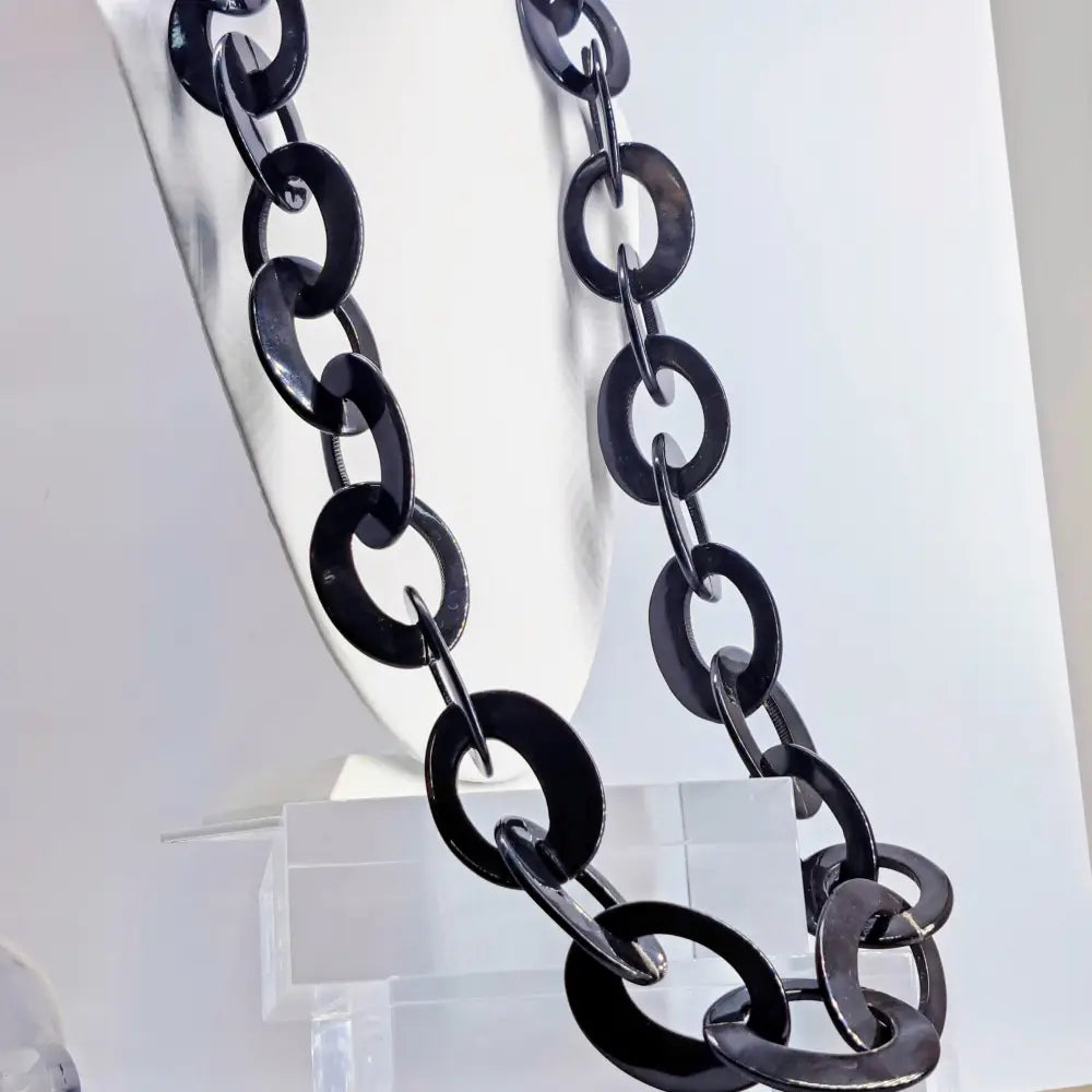 Outlet ?Googly Eyes’ Necklace - Carved Horn Links