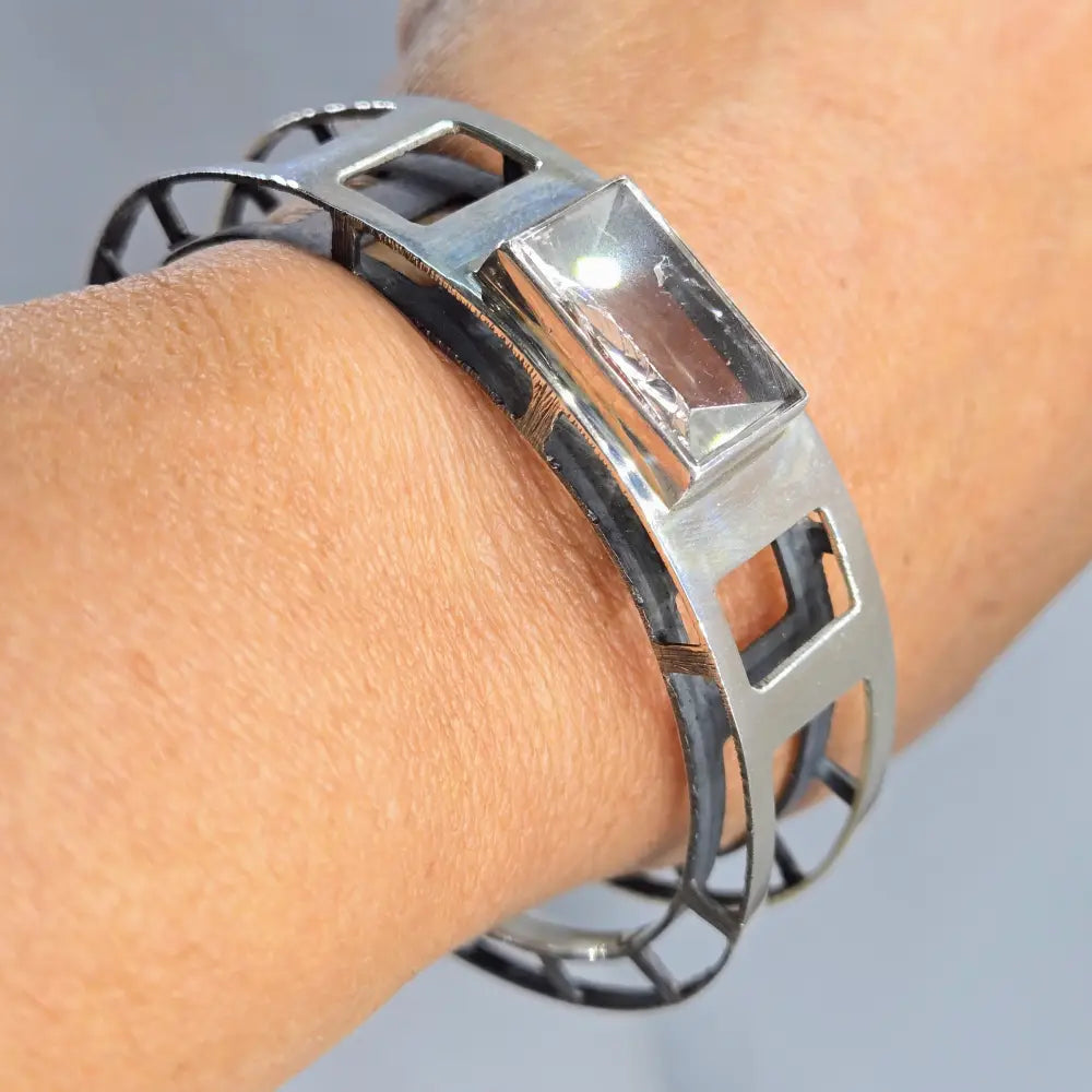 ?INner Light’ Sz Med Bracelet - Quartz Sterling