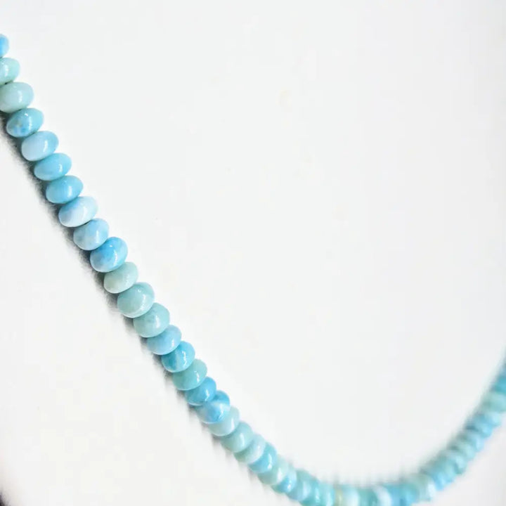 ?ISland Strand’ 18’’ - 20’’ Necklace - Larimar Sterling