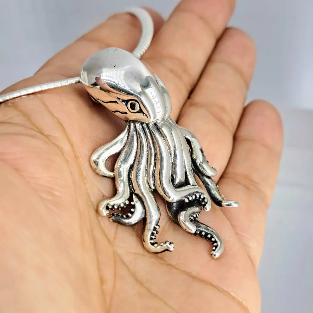 ?KRaken Up’ 16’’ Necklace - Sterling - Pendant