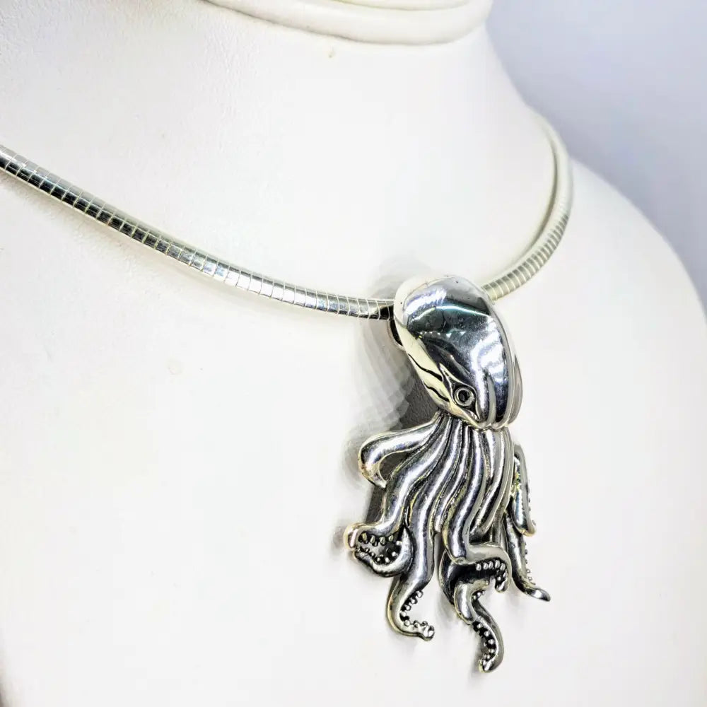 ?KRaken Up’ 16’’ Necklace - Sterling - Pendant