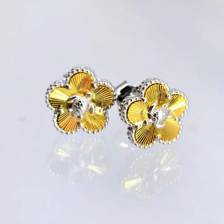 ?LUcky Turtle’ Stud Earrings - Anti-tarnish Sterling 18k Gold