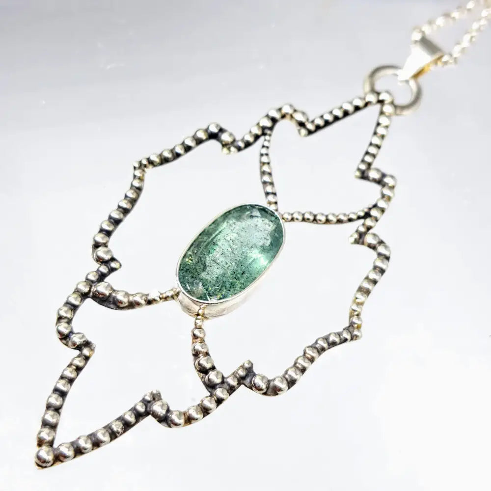 Outlet: ?Marquis De Mar’ Pendant - Aquamarine Sterling Cable Necklace