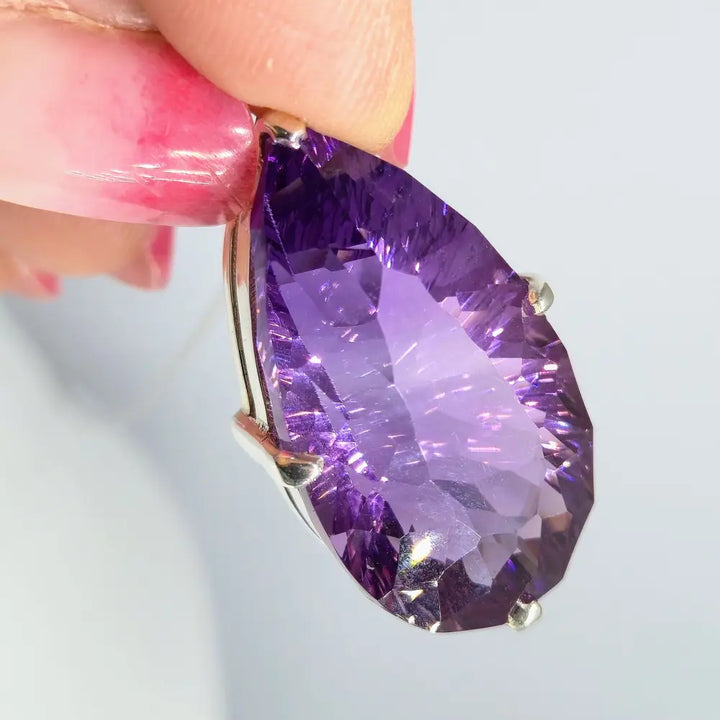 ?MEsmerizing’ 18’’ Necklace - Amethyst Sterling - Key West Local Luxe
