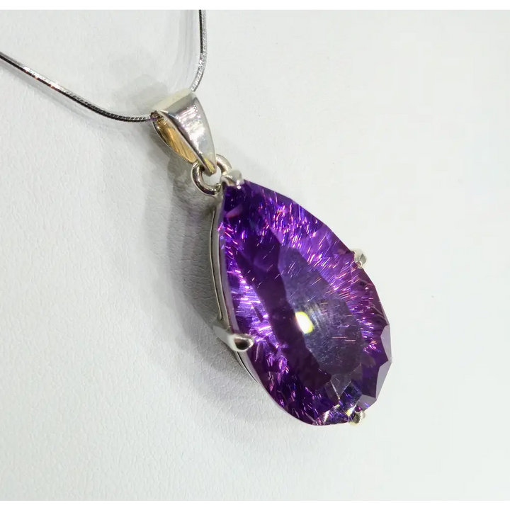 ?MEsmerizing’ 18’’ Necklace - Amethyst Sterling - Key West Local Luxe