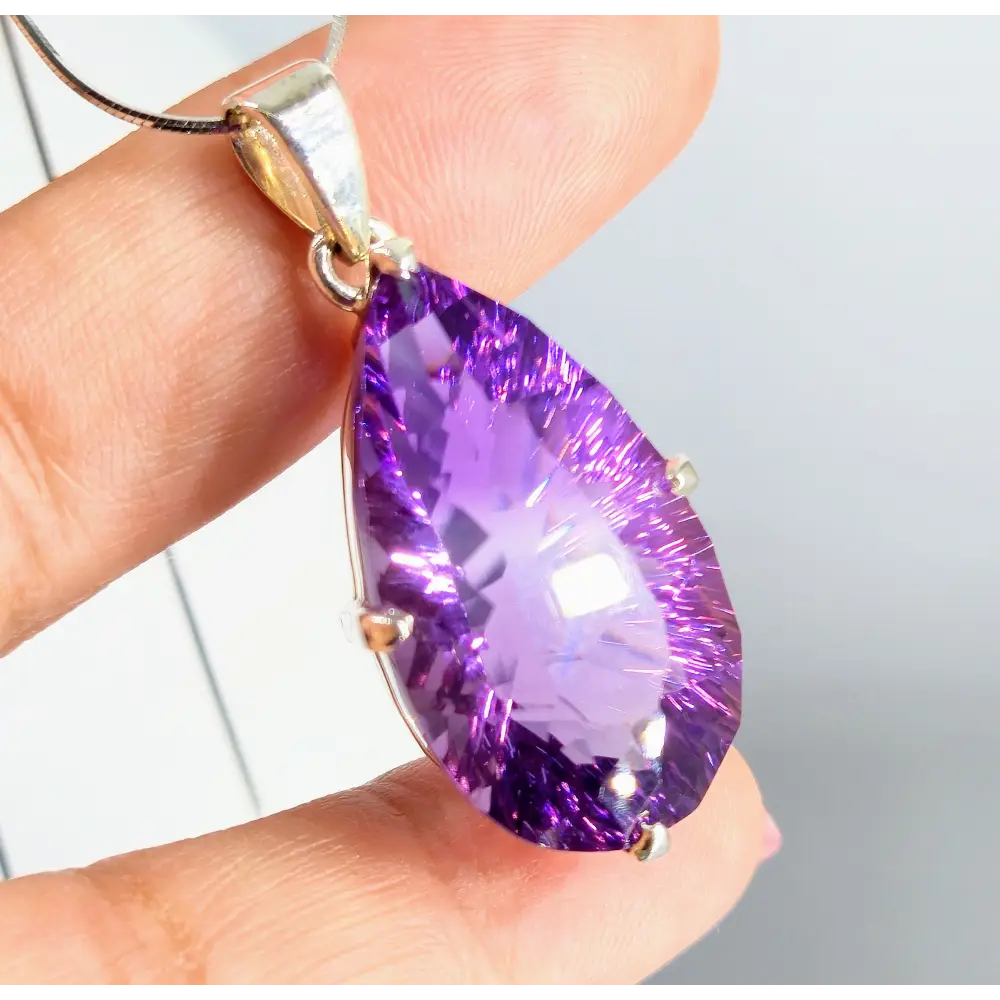 ?MEsmerizing’ 18’’ Necklace - Amethyst Sterling - Key West Local Luxe