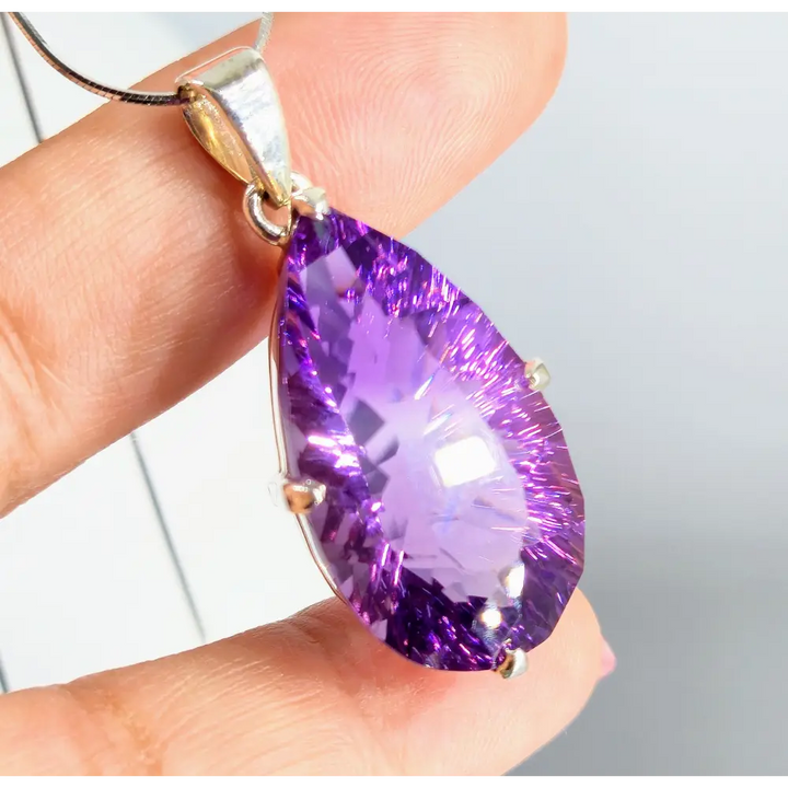 ?MEsmerizing’ 18’’ Necklace - Amethyst Sterling - Key West Local Luxe