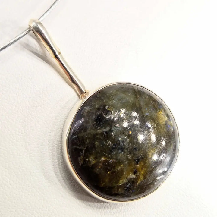 ?MOody Mystique’ Pendant Necklace - Labradorite Sterling - Key West Local Luxe