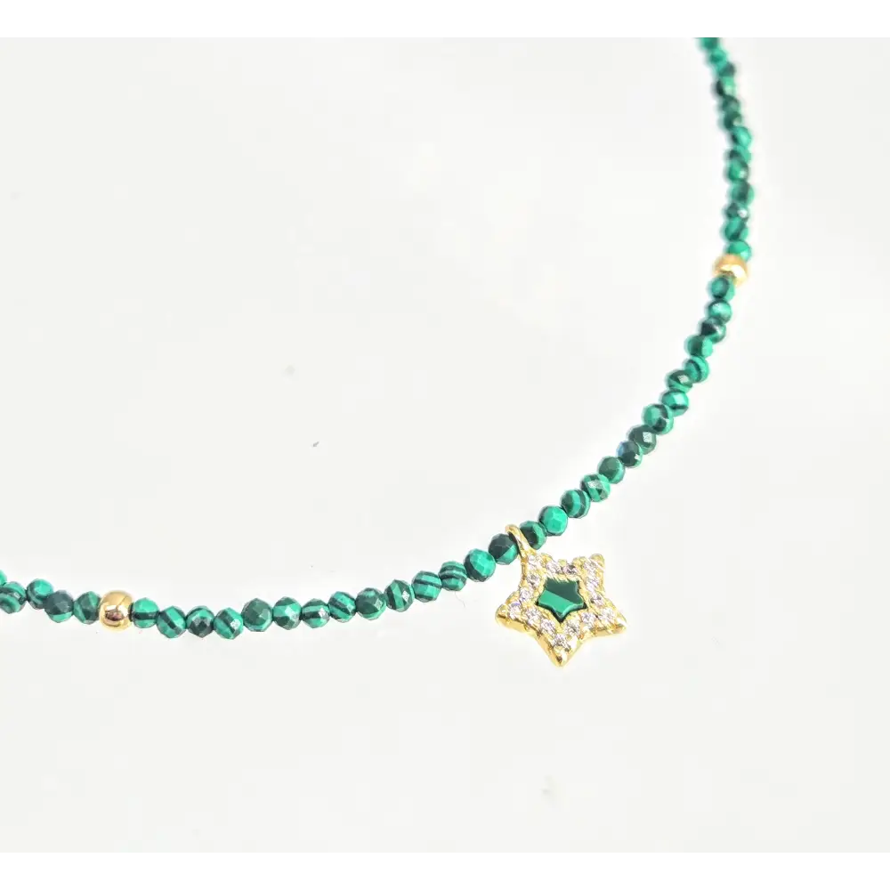 My Starz 14’’-16’’ Necklace - Malachite Zircon