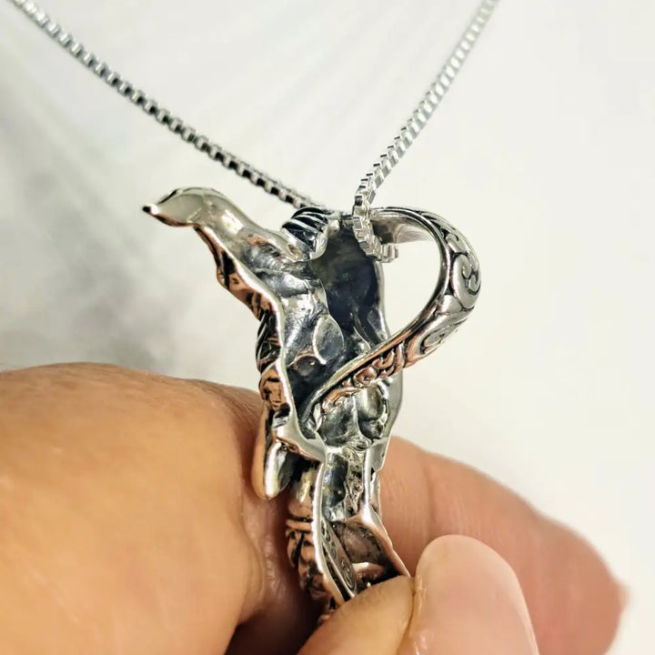 Outlet ?My Very Fine Tail’ 2’’ Pendant 18’’ Necklace - Sterling Mermaid